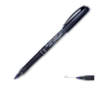 Centropen μαρκαδόρος ανεξίτηλος μπλε medium 1mm