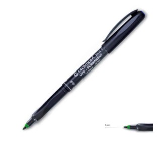 Centropen μαρκαδόρος ανεξίτηλος πράσινο medium 1mm