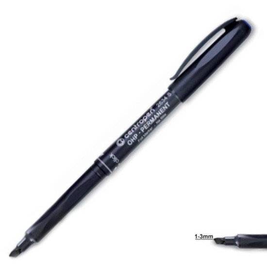Centropen μαρκαδόρος ανεξίτηλος μαύρο large 1-3mm Centropen μαρκαδόρος ανεξίτηλος μαύρο large 1-3mm