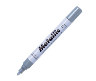 Centropen μαρκαδόρος ανεξίτηλος μεταλ. ασημί 1,5-2,5mm