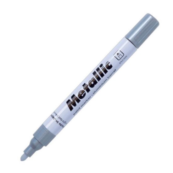 Centropen μαρκαδόρος ανεξίτηλος μεταλ. ασημί 1,5-2,5mm Centropen μαρκαδόρος ανεξίτηλος μεταλ. ασημί 1,5-2,5mm