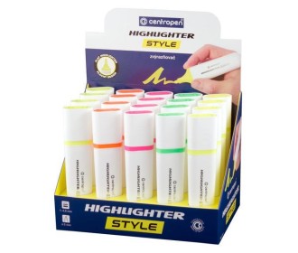 Centropen σταντ 20τεμ. Fluo φωσφορούχων μαρκαδόρων υπογράμμισης Centropen σταντ 20τεμ. Fluo φωσφορούχων μαρκαδόρων υπογράμμισης
