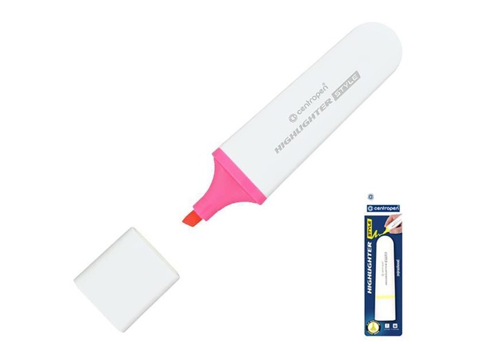 Centropen μαρκαδόρος υπογράμμισης φωσφορούχος ροζ σε blister Centropen μαρκαδόρος υπογράμμισης φωσφορούχος ροζ σε blister