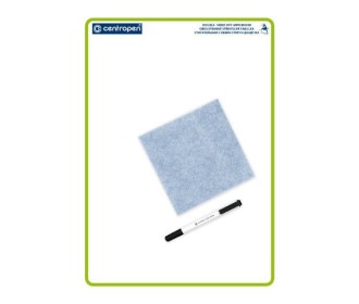 Centropen σετ λευκού πίνακα και μαρκαδόρων για εκμάθηση γραφής  34x48εκ.