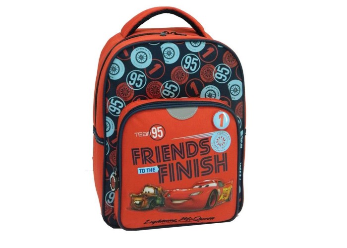 Bagtrotter τσάντα νηπίου πλάτης Cars με 1 θήκη 35x26x11εκ.