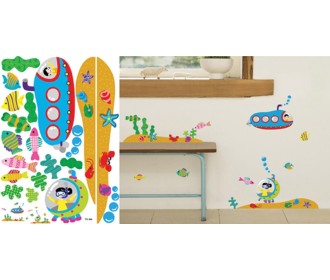 Αυτοκόλλητα τοίχου 50x70εκ.  Αυτοκόλλητα τοίχου 50x70εκ.