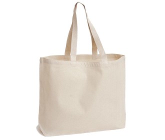 Τσάντα βαμβακερή με μακρύ χερούλι Υ38x44x14εκ. Δυνατότητα εκτύπωσης