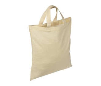 Τσάντα βαμβακερή με κοντό χερούλι Υ31x27εκ. Δυνατότητα εκτύπωσης