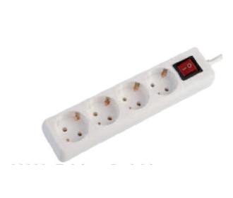 Πολύμπριζο 4θέσεων με διακόπτη Πολύμπριζο 4θέσεων με διακόπτη