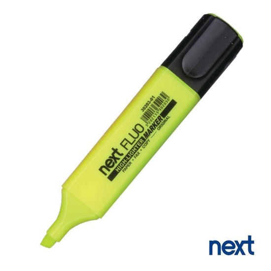 Νext φωσφορούχος μαρκαδόρος fluo κίτρινος Νext φωσφορούχος μαρκαδόρος fluo κίτρινος
