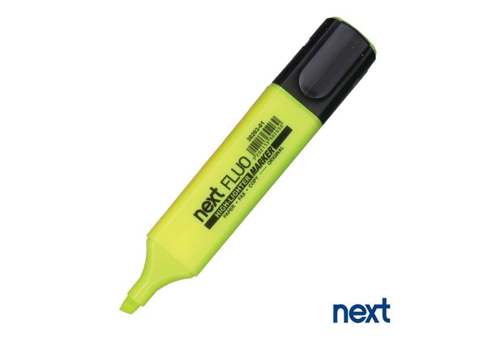 Νext φωσφορούχος μαρκαδόρος fluo κίτρινος Νext φωσφορούχος μαρκαδόρος fluo κίτρινος
