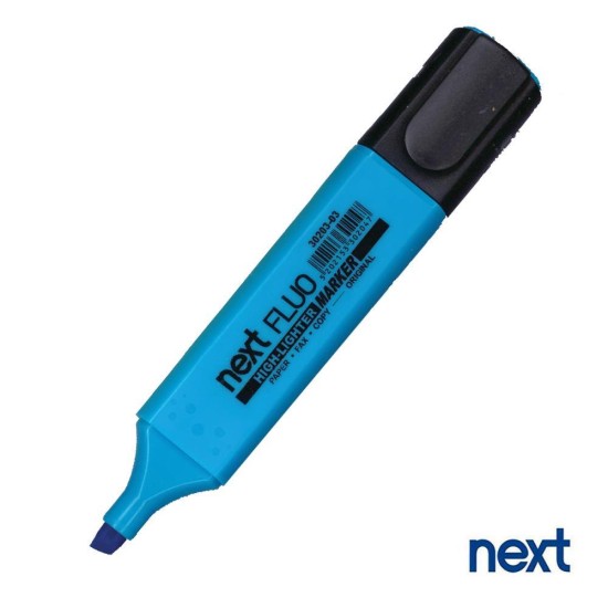 Νext φωσφορούχος μαρκαδόρος fluo μπλε