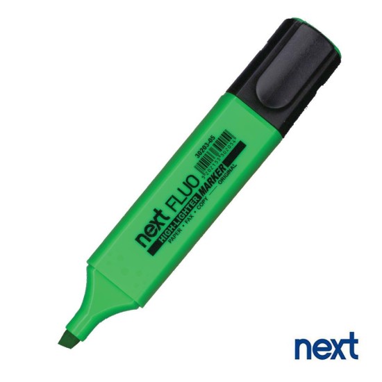 Νext fluo φωσφορούχος μαρκαδόρος πράσινος Νext fluo φωσφορούχος μαρκαδόρος πράσινος