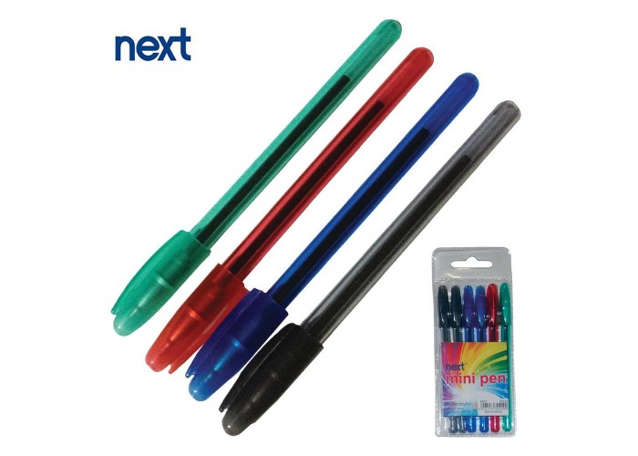 Next mini ball pen 1mm 6τεμ.