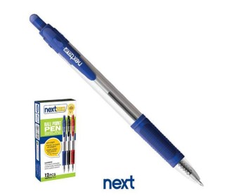 Νext στυλό διαρκείας με κουμπί μπλε 0,5mm Νext στυλό διαρκείας με κουμπί μπλε 0,5mm