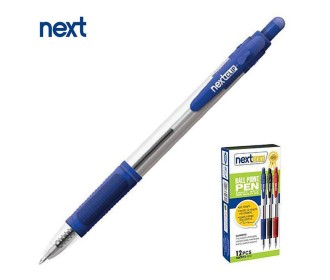 Νext στυλό διαρκείας με κουμπί μπλε 1mm Νext στυλό διαρκείας με κουμπί μπλε 1mm