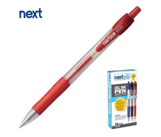 Νext στυλό gel pen με κουμπί κόκκινο 0.7mm Νext στυλό gel pen με κουμπί κόκκινο 0.7mm