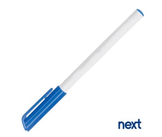 Νext στυλό διαρκείας 1mm μπλε καπάκι. Δυνατότητα εκτύπωσης.