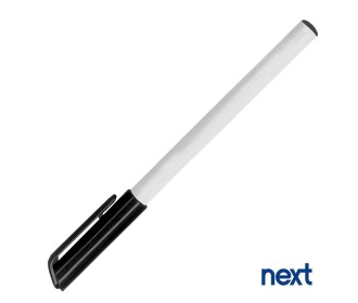 Νext στυλό διαρκείας 1mm μαύρο καπάκι. Δυνατότητα εκτύπωσης