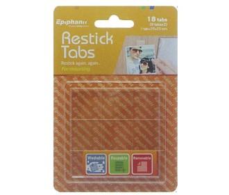 Restick tabs 2όψεων 25x25 χιλ.