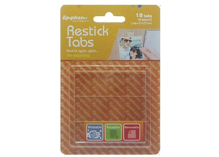Restick tabs 2όψεων 25x25 χιλ. Restick tabs 2όψεων 25x25 χιλ.