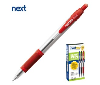 Νext στυλό διαρκείας με κλιπ κόκκινο 0,7mm Νext στυλό διαρκείας με κλιπ κόκκινο 0,7mm