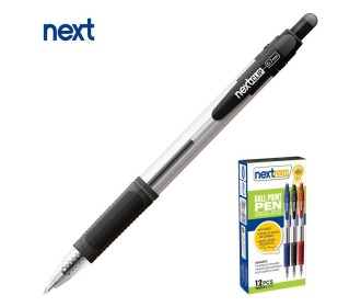 Νext στυλό διαρκείας με κλιπ μαύρο 0,7mm Νext στυλό διαρκείας με κλιπ μαύρο 0,7mm