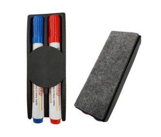 Next σφουγγάρι πίνακα με 2 μαρκαδόρους