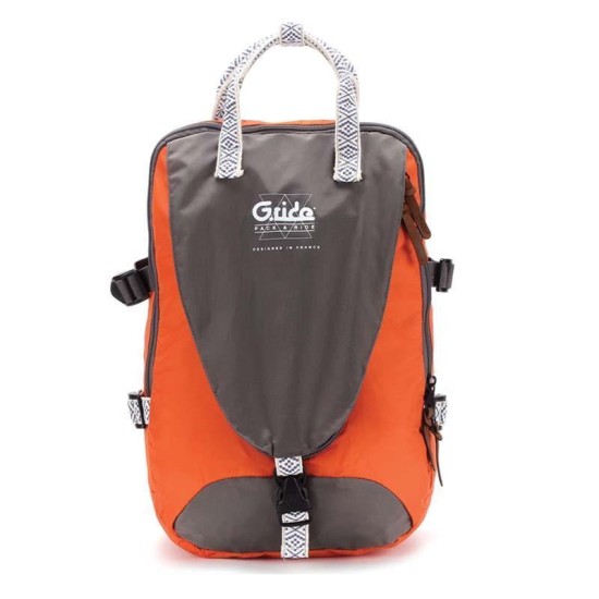 Bagtrotter τσάντα πλάτης πορτοκαλί-γκρι 46x30x18εκ. Bagtrotter τσάντα πλάτης πορτοκαλί-γκρι 46x30x18εκ.