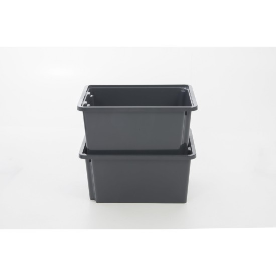 Κουτί αποθήκευσης Tower box 26 λίτρα Y22x46,60x33,50εκ. Κουτί αποθήκευσης Tower box 26 λίτρα Y22x46,60x33,50εκ.