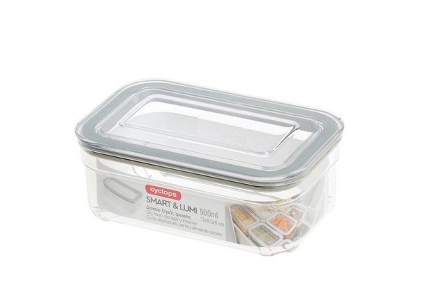 Cyclops δοχείο ξηράς τροφής 500ml. Υ6x15x9.5εκ. Cyclops δοχείο ξηράς τροφής 500ml. Υ6x15x9.5εκ.