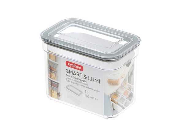 Cyclops δοχείο ξηράς τροφής 1000ml. Υ11x15x9.5εκ.