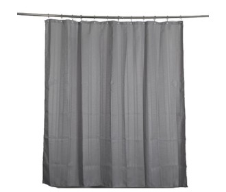 Κουρτίνα μπάνιου υφασμάτινη γκρι 180x200εκ Κουρτίνα μπάνιου υφασμάτινη γκρι 180x200εκ