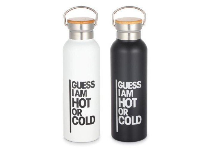Θερμός - μπουκάλι Guess με διπλά τοιχώματα 500ml σε 2 χρώματα Θερμός - μπουκάλι Guess με διπλά τοιχώματα 500ml σε 2 χρώματα