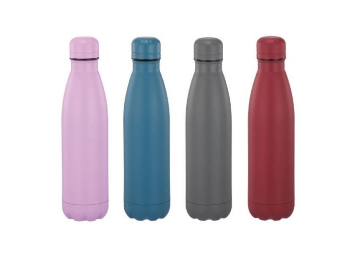 Θερμός  - μπουκάλι Solid με διπλά τοιχώματα 500ml σε 4 χρώματα