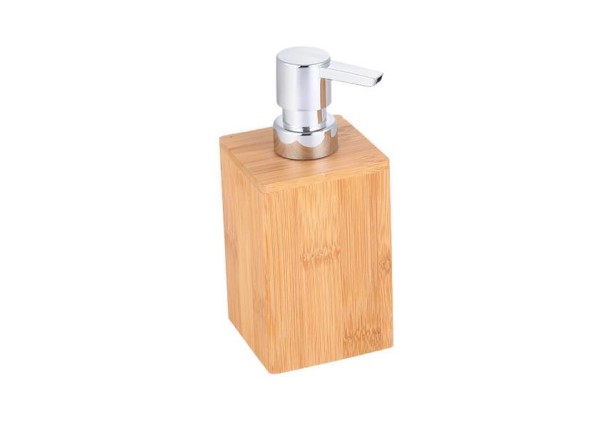 Dispenser για υγρό σαπούνι από bamboo 7x7x16,2εκ. Dispenser για υγρό σαπούνι από bamboo 7x7x16,2εκ.