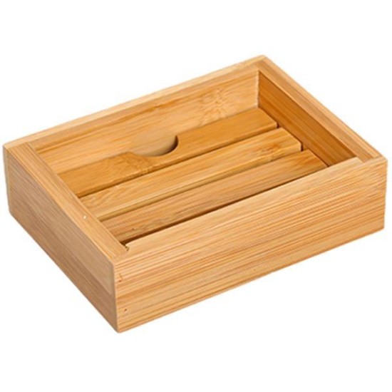 Σαπουνοθήκη από bamboo 8x10,8x3εκ. Σαπουνοθήκη από bamboo 8x10,8x3εκ.
