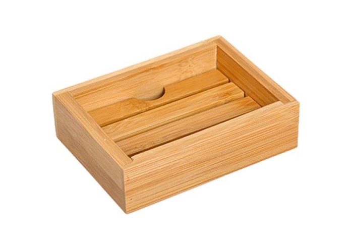 Σαπουνοθήκη από bamboo 8x10,8x3εκ.