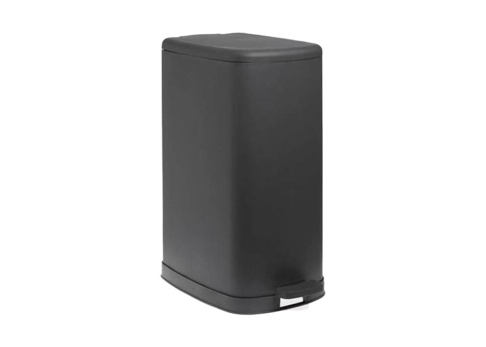 Κάδος απορριμάτων με πεντάλ secret 30lt ανθρακί soft close Υ54,9x27,5x42,5εκ.