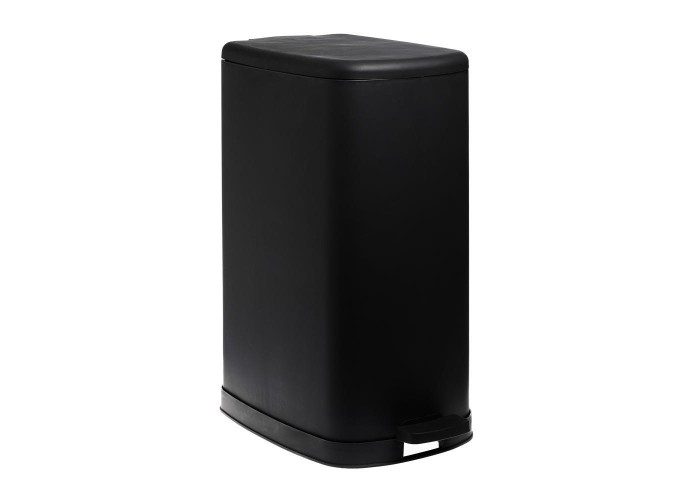 Κάδος απορριμάτων με πεντάλ secret 30lt μαύρο soft close Υ54,9x27,5x42,5εκ.