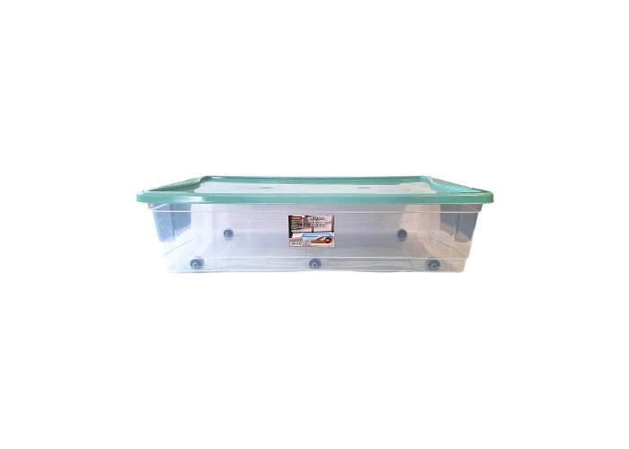 Kουτί αποθήκευσης 50 λίτρο με ρόδες Υ19,4x75,8x45,8εκ. Kουτί αποθήκευσης 50 λίτρο με ρόδες Υ19,4x75,8x45,8εκ.