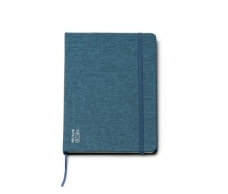 Σημειωματάριο Α5 Υ21x14.7εκ. μπλε με λάστιχο 80 φυλλα