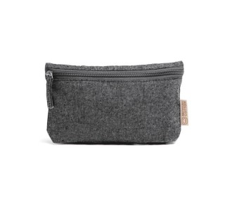 Τσαντάκι με φερμουάρ Υ12x21x3εκ. ανθρακί Τσαντάκι με φερμουάρ Υ12x21x3εκ. ανθρακί