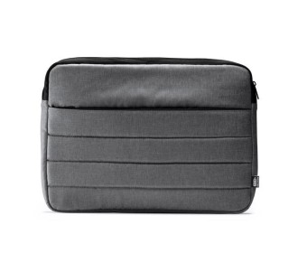 Τσάντα χειρός για laptop γκρι με μαύρο ρέλι Υ30x40x3,5εκ Τσάντα χειρός για laptop γκρι με μαύρο ρέλι Υ30x40x3,5εκ