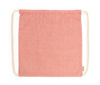 Τσάντα πλάτης με κορδόνια Υ42χ38εκ. κόκκινη. Δυνατότητα εκτύπωσης