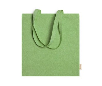 Τσάντα με μακρύ χερούλι Υ42χ38εκ. πράσινη. Δυνατότητα εκτύπωσης