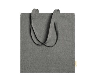 Τσάντα με μακρύ χερούλι Υ42χ38εκ. μαύρη. Δυνατότητα εκτύπωσης