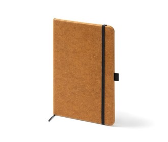 Σημειωματάριο Α5 14.7xΥ21εκ. με λάστιχο 100 φυλλα καφέ