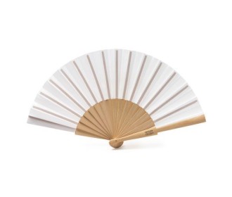 Βεντάλια από ξύλο και ύφασμα RPET, Y23x42,5x3εκ. Βεντάλια από ξύλο και ύφασμα RPET, Y23x42,5x3εκ.