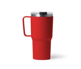 Θερμός - κούπα 600 ml κόκκινος ανοξείδωτο ατσάλι Υ18,9xØ9εκ. Θερμός - κούπα 600 ml κόκκινος ανοξείδωτο ατσάλι Υ18,9xØ9εκ.